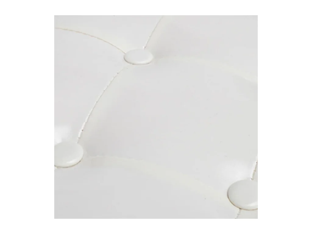 Fauteuil salon-Chaise de relax-Fauteuil avec repose-pied blanc similicuir SHL2242