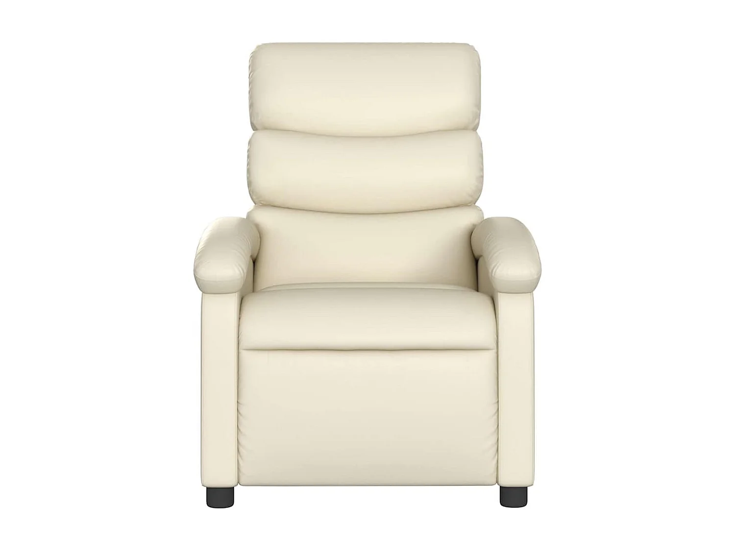 Relaxsessel Elektrisch | Lounge Sessel indoor Creme Kunstleder SHL2840