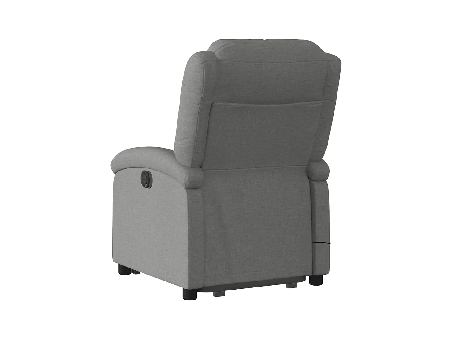 Silla de masaje reclinable de pie de tela gris oscuro SHL5443