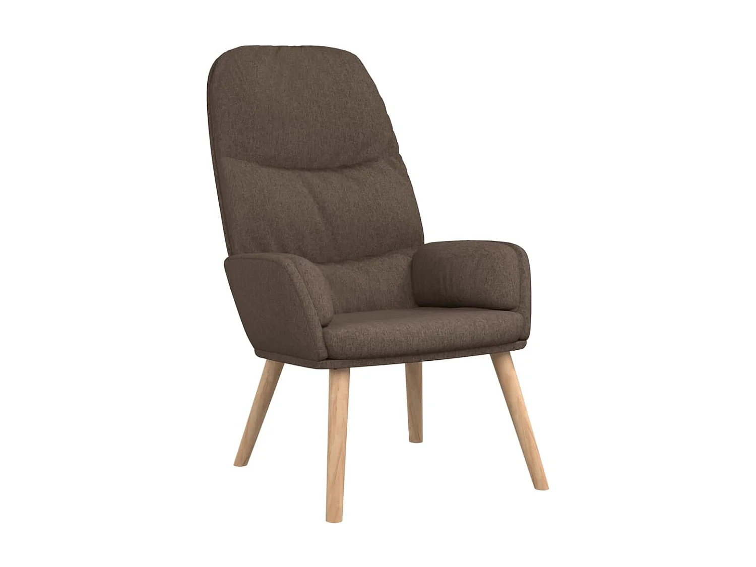 Sillón de relax | Silla de relax con reposapiés de tela gris taupé SHL8184
