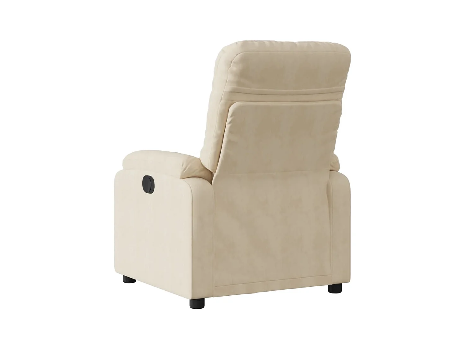 Sillón de relax | Silla | Sillón reclinable tela de microfibra color crema SHL3172
