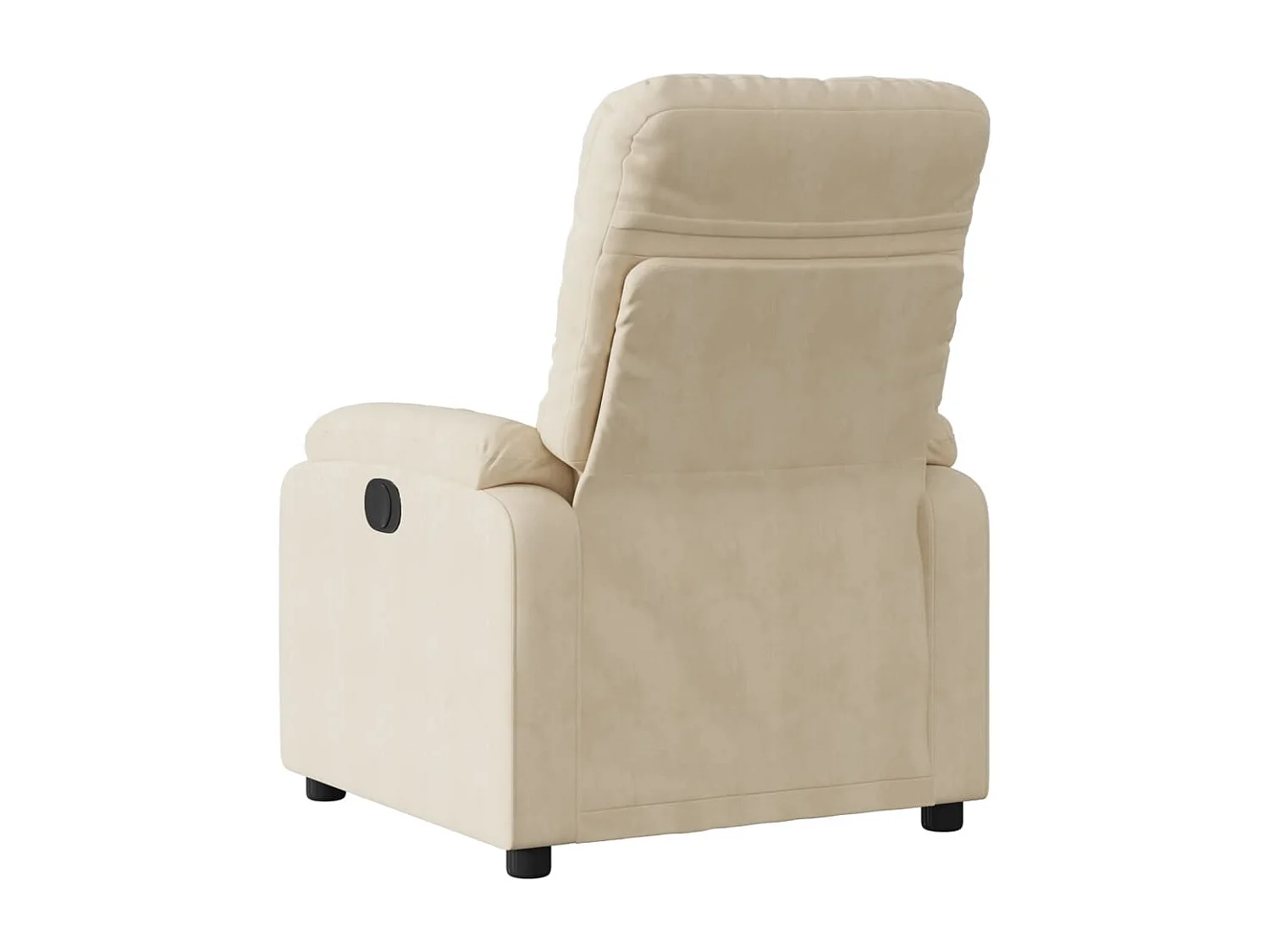 Relaxsessel | Lounge Sessel für Wohnzimmer Creme Mikrofasergewebe SHL29857