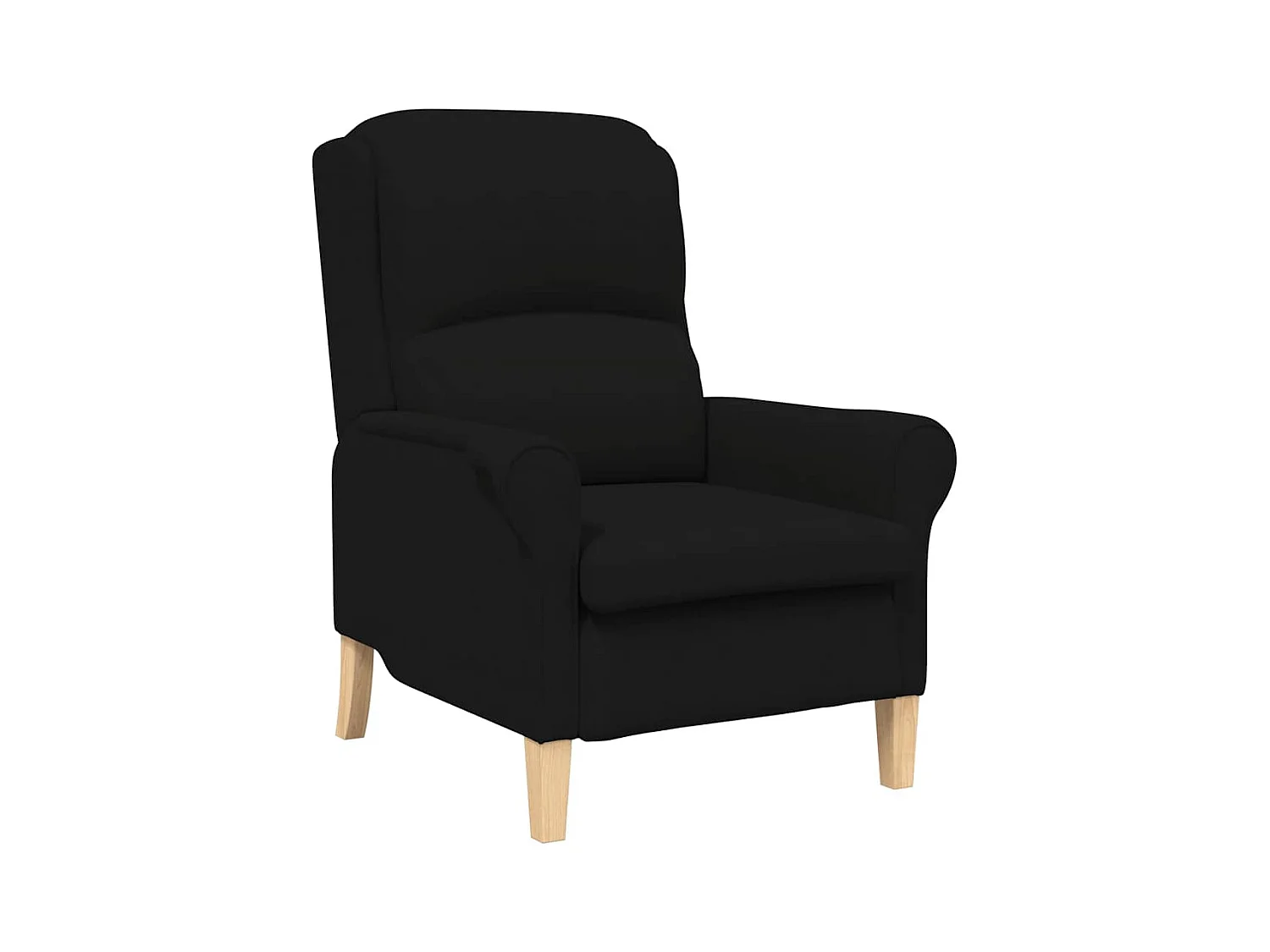 Sillón de salón | Silla Negro 76x94x102 cm Microfibra SHL9946