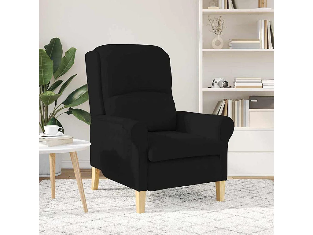Relaxsessel-Lounge Sessel Schwarz 76x94x102 cm Mikrofaser SHL271
