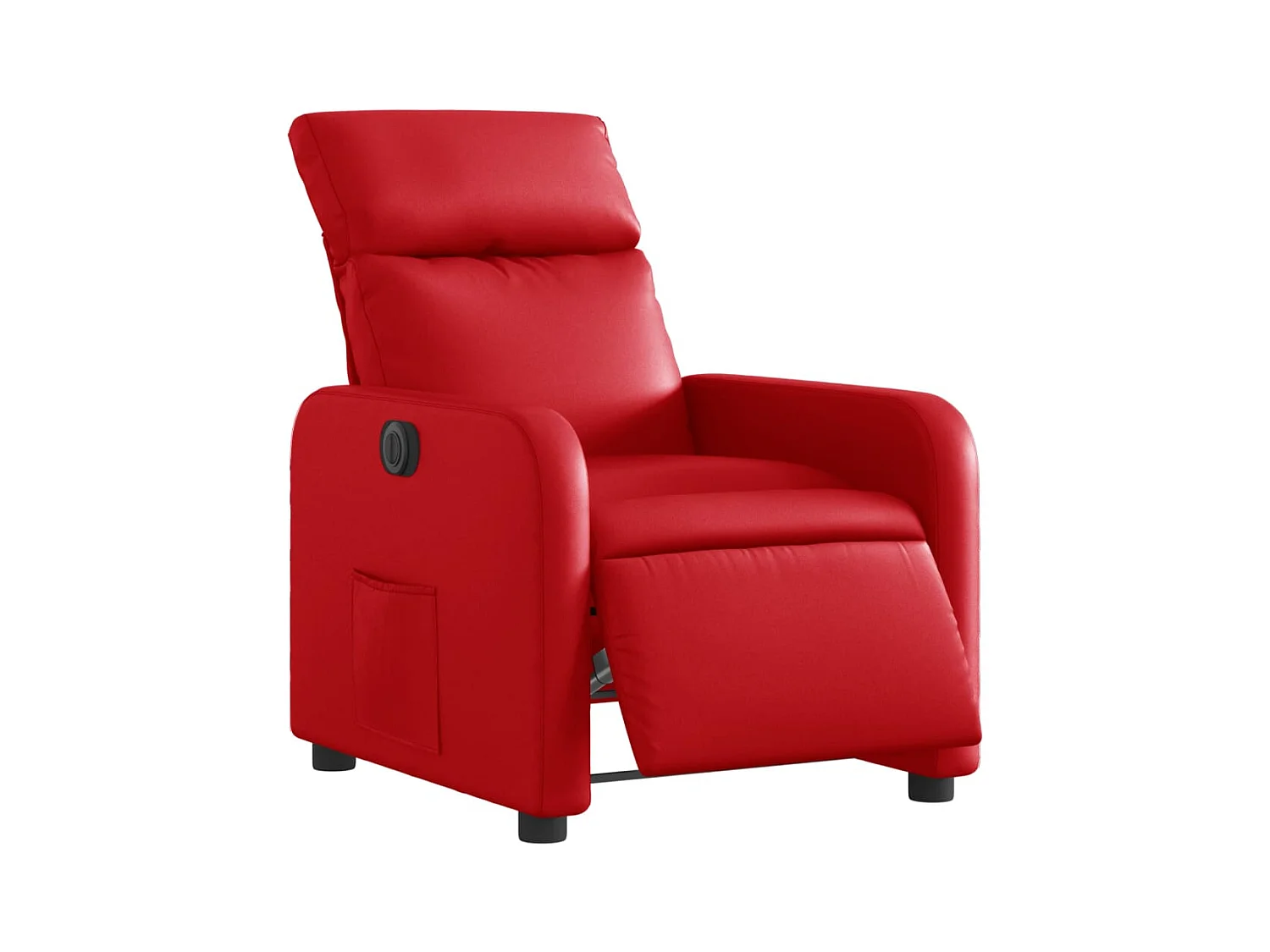 Sillón de relax | Silla | Sillón reclinable eléctrico de cuero sintético rojo SHL3238