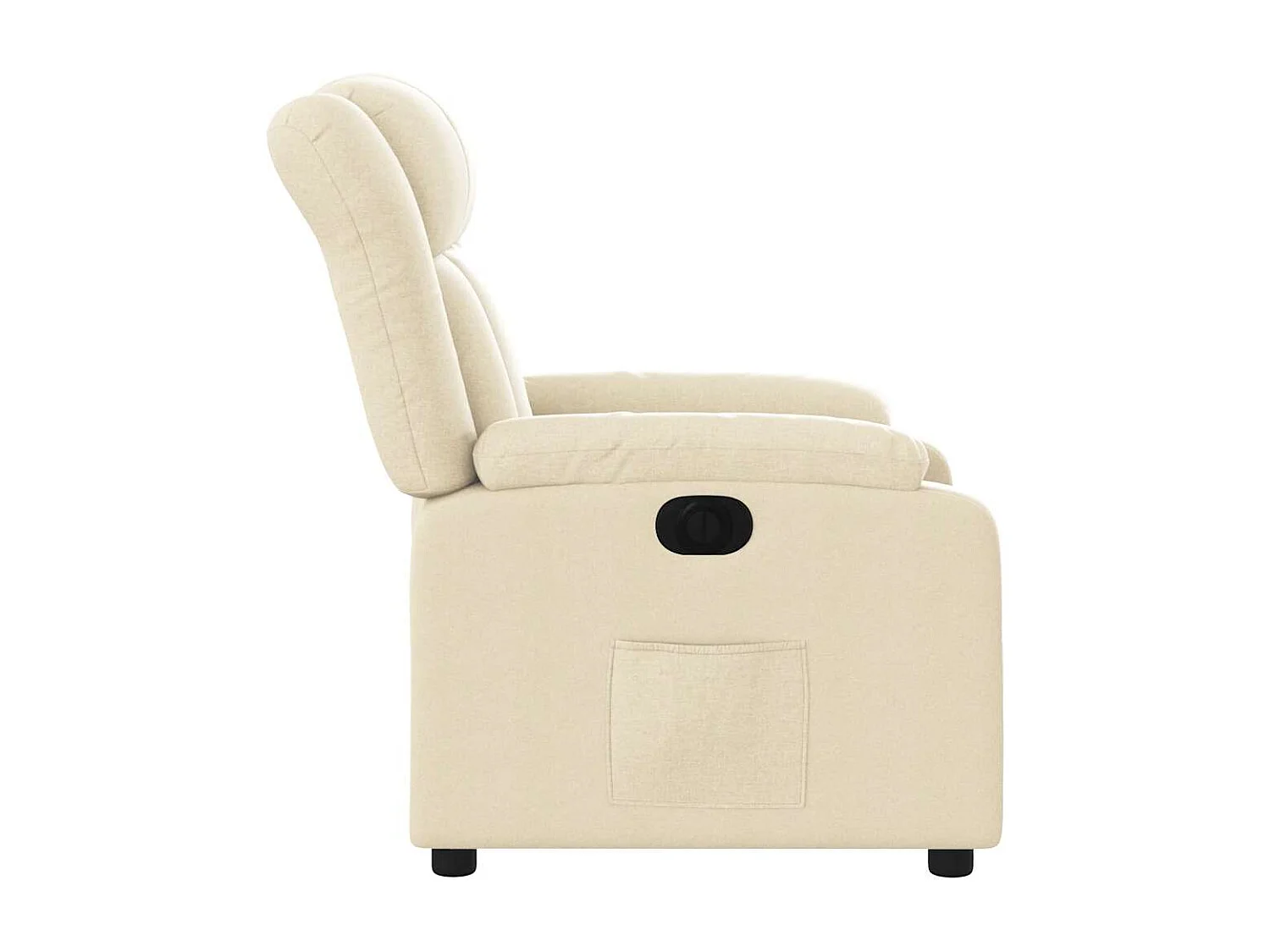 Fauteuil inclinable électrique-Chaise de relax-Fauteuil salon Crème Tissu SHL3928