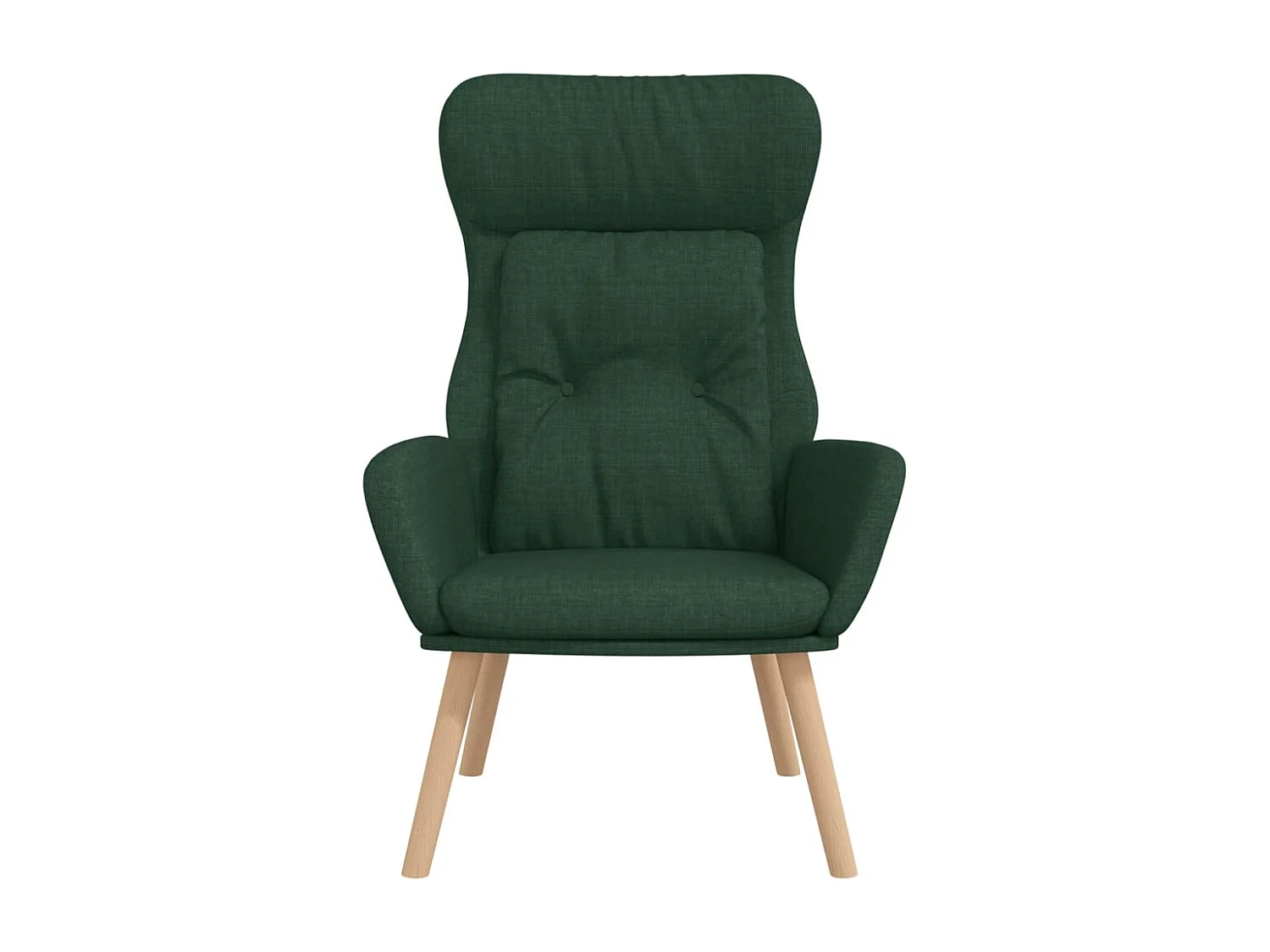 Chaise de relaxation-Fauteuil de Salon Vert foncé Tissu SHL1896