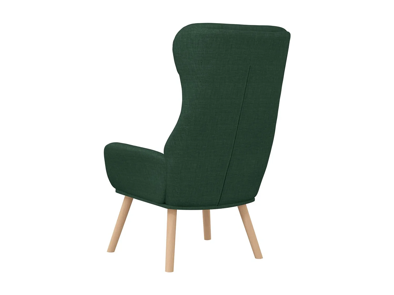 Chaise de relaxation-Fauteuil de Salon Vert foncé Tissu SHL1896
