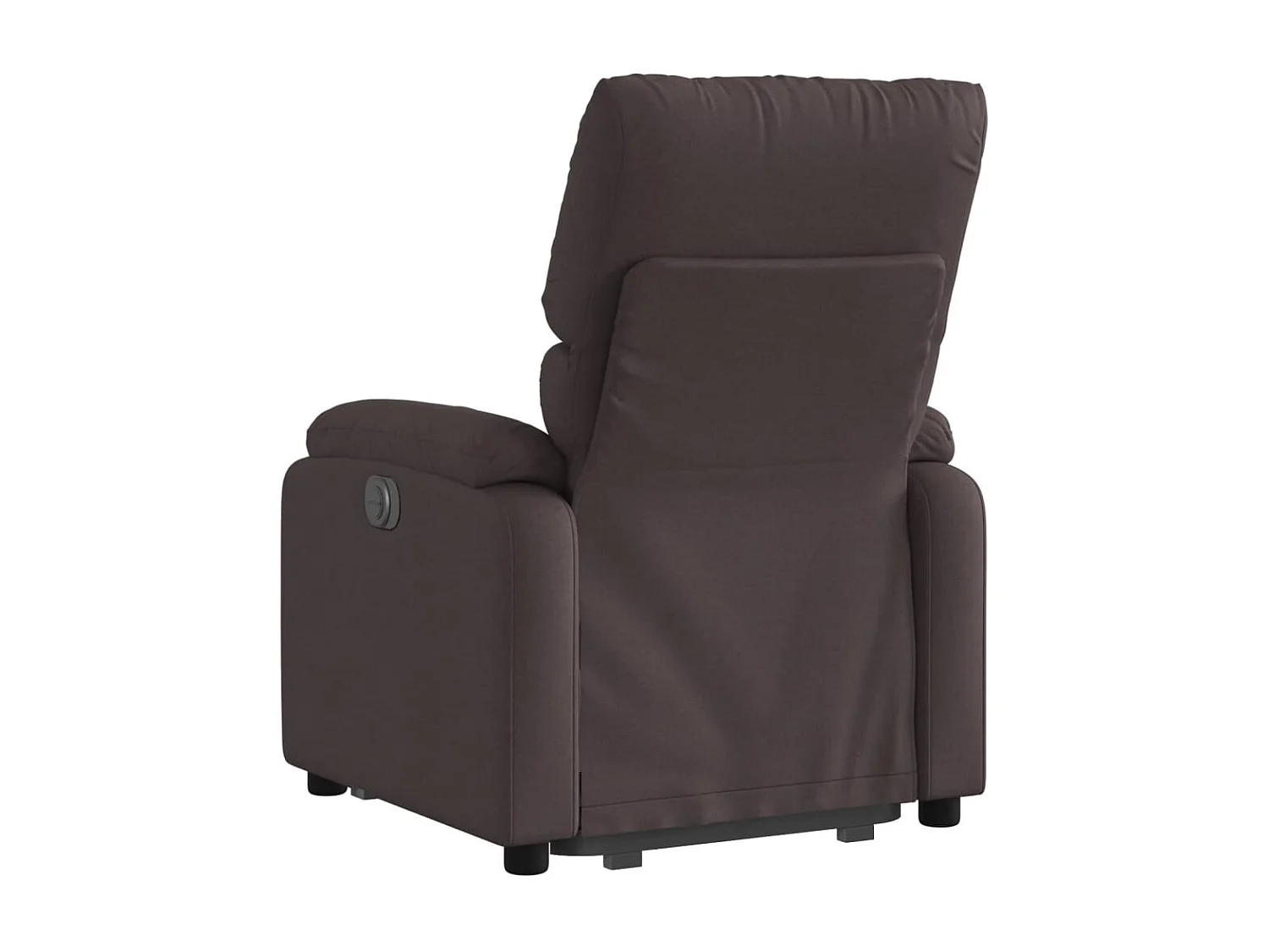 Fauteuil inclinable électrique-Chaise de relax-Fauteuil salon marron foncé tissu SHL4297
