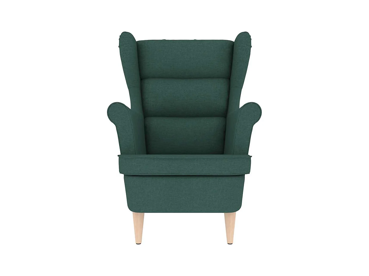 Fauteuil de Salon-Chaise de relax vert foncé 74x84x100 cm tissu SHL1823