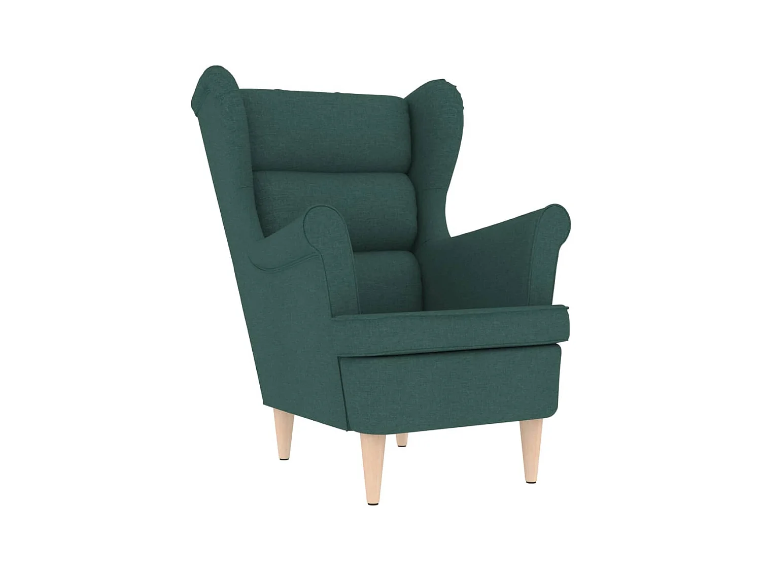 Fauteuil de Salon-Chaise de relax vert foncé 74x84x100 cm tissu SHL1823