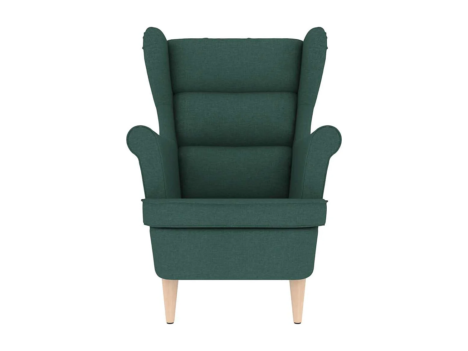 Fauteuil de Salon-Chaise de relax vert foncé 74x84x100 cm tissu SHL1823