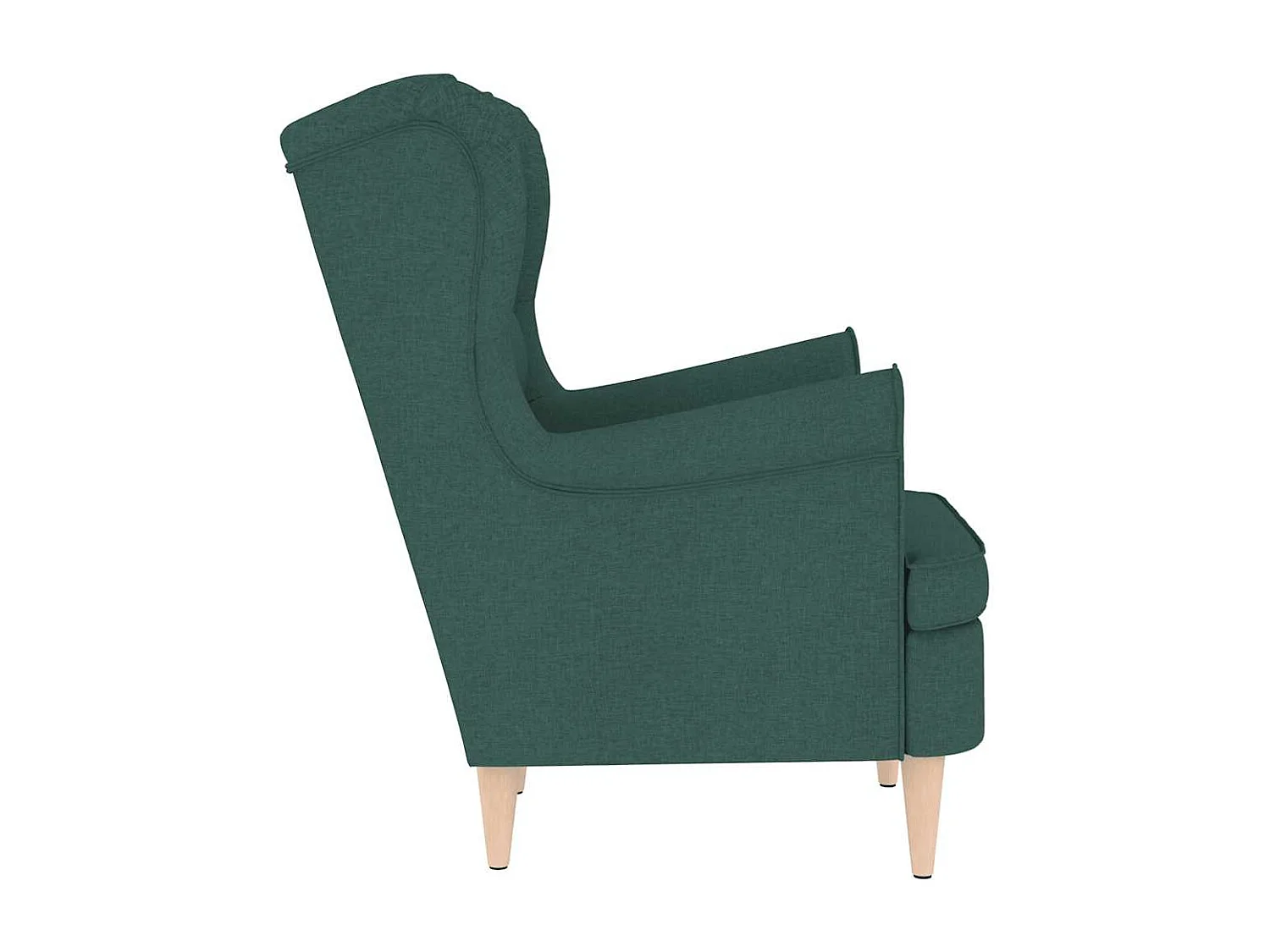 Fauteuil de Salon-Chaise de relax vert foncé 74x84x100 cm tissu SHL1823