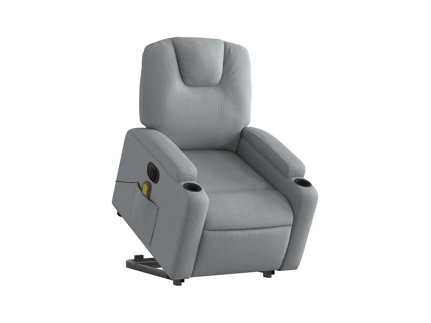Sillón de salón | Silla | Sillón de masaje eléctrico reclinable elevable tela gris claro SHL7436