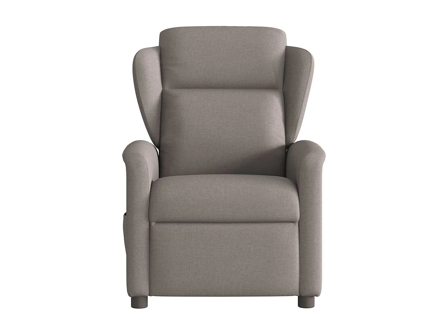 Fauteuil inclinable électrique-Fauteuil de massage de Salon Taupe Tissu SHL5041