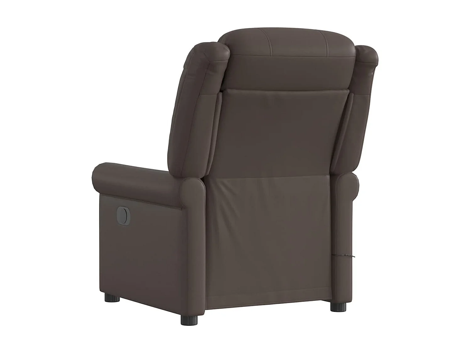 Massagesessel | Relaxsessel Braun Glänzendes Kunstleder SHL75708