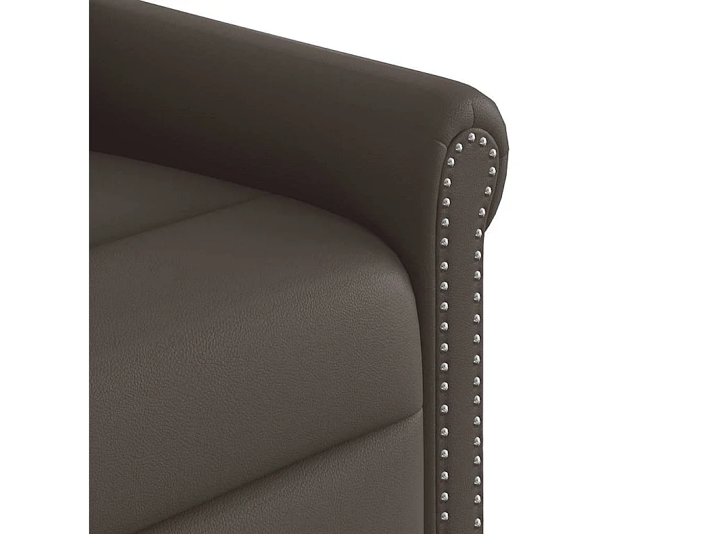 Massagesessel | Relaxsessel Braun Glänzendes Kunstleder SHL75708