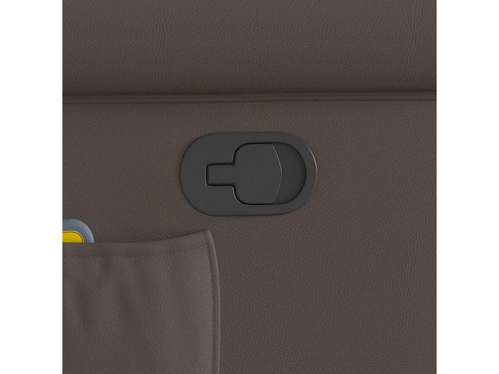 Massagesessel | Relaxsessel Braun Glänzendes Kunstleder SHL75708