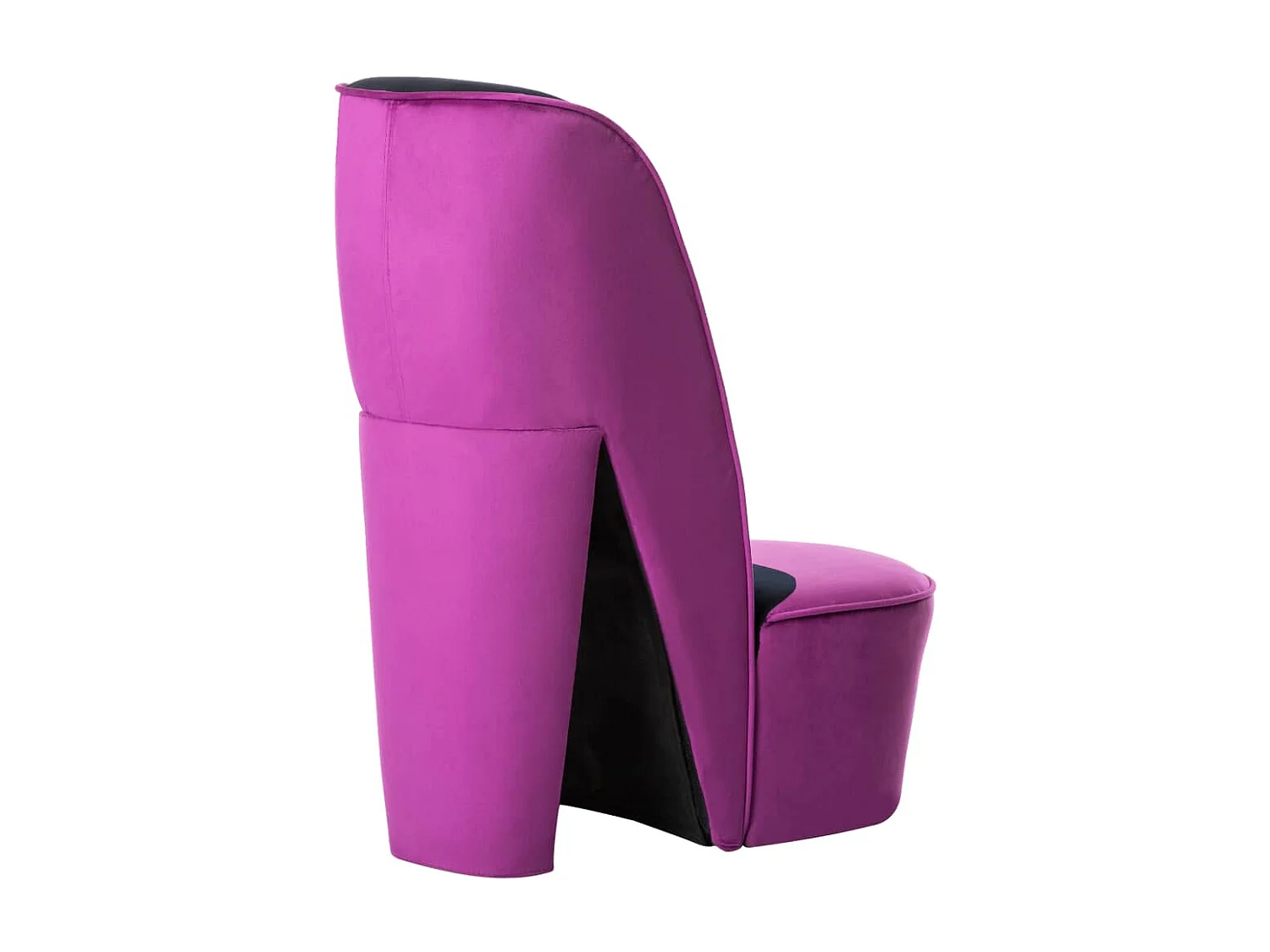 Stuhl in Stöckelschuh-Form Lila Samt SHL23206