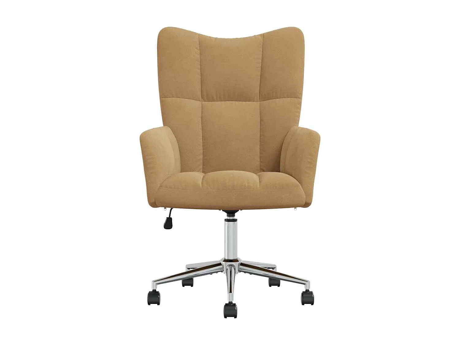 Relaxsessel | Lounge Sessel Braun Samt SHL57131
