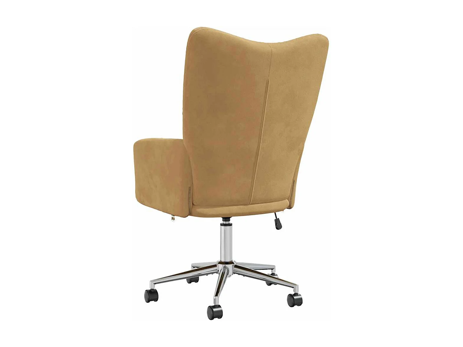 Relaxsessel | Lounge Sessel Braun Samt SHL57131