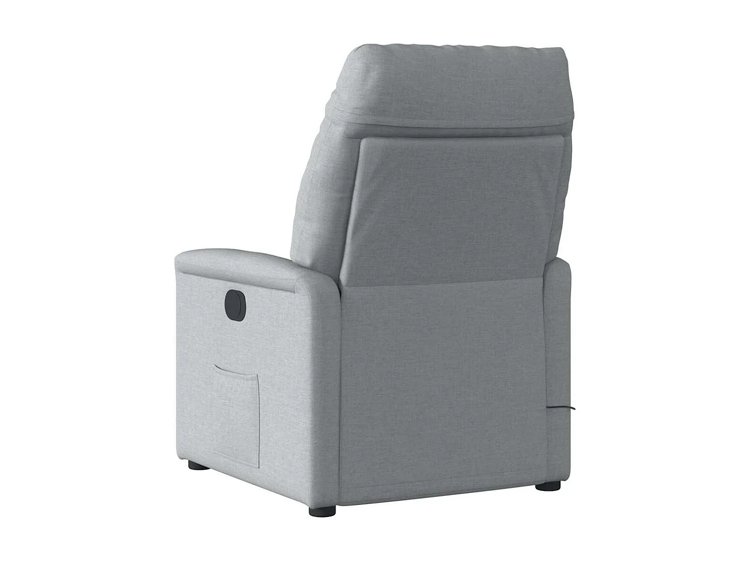 Fauteuil inclinable électrique-Fauteuil de massage de Salon gris clair tissu SHL3313