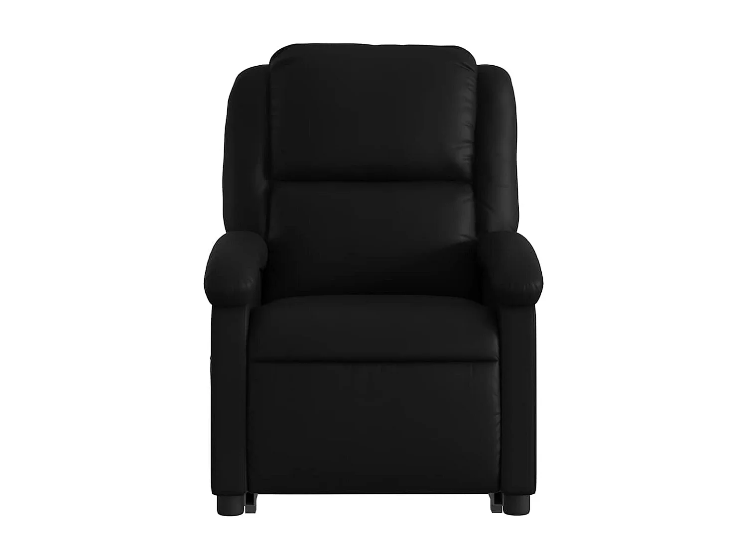 Fauteuil inclinable électrique-Chaise-Fauteuil de Massage noir similicuir SHL4390