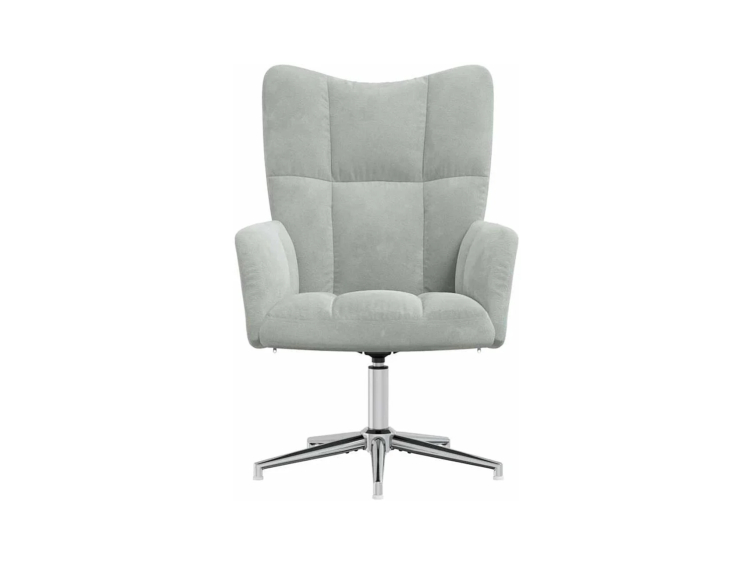 Sillón de relax | Silla de relax de terciopelo gris claro SHL8629