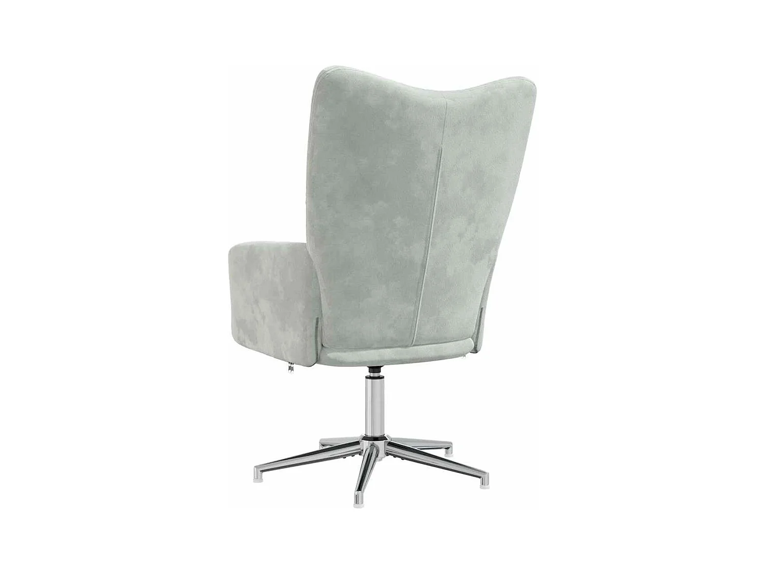 Sillón de relax | Silla de relax de terciopelo gris claro SHL8629