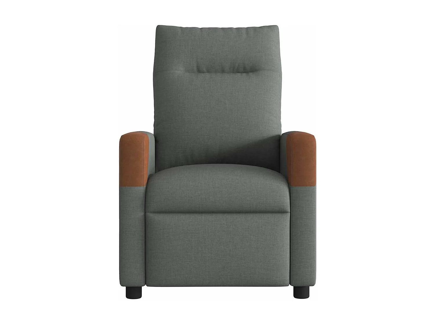 Fauteuil inclinable électrique-Chaise de relax-Fauteuil de Massage gris foncé tissu SHL1583