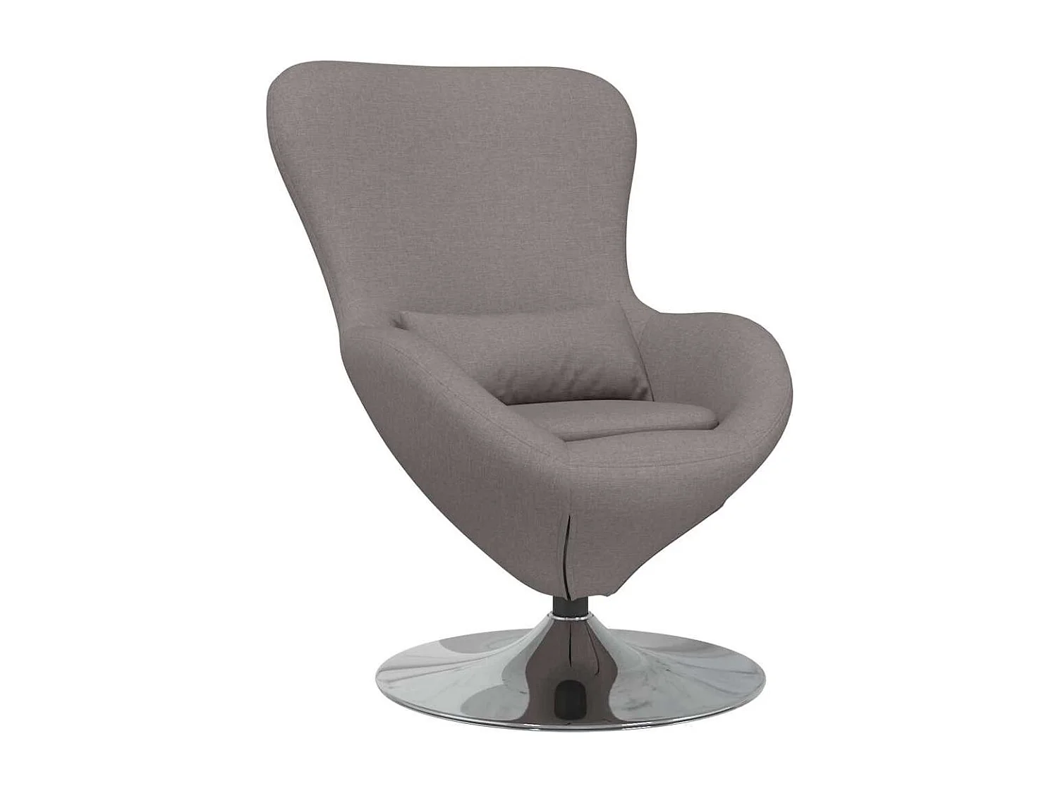 Cadeira Relax | Cadeira ovo Cinzento-acastanhado 63x73x90 cm tecido SHL420613