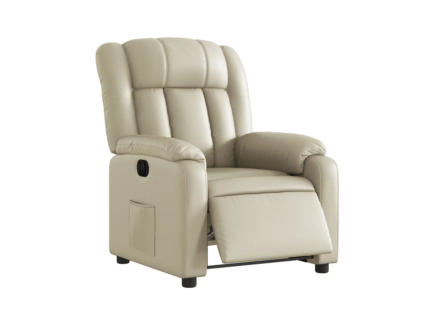 Fauteuil inclinable électrique-Chaise de relax-Fauteuil salon Crème Similicuir SHL2735