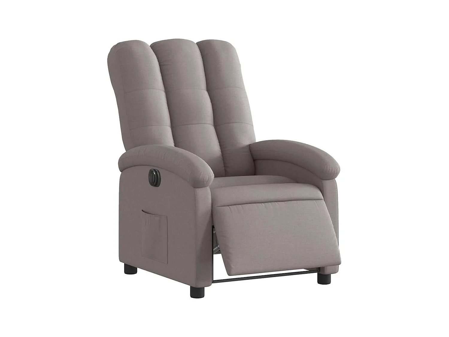 Fauteuil inclinable électrique-Chaise de relax-Fauteuil salon Taupe Tissu SHL5002