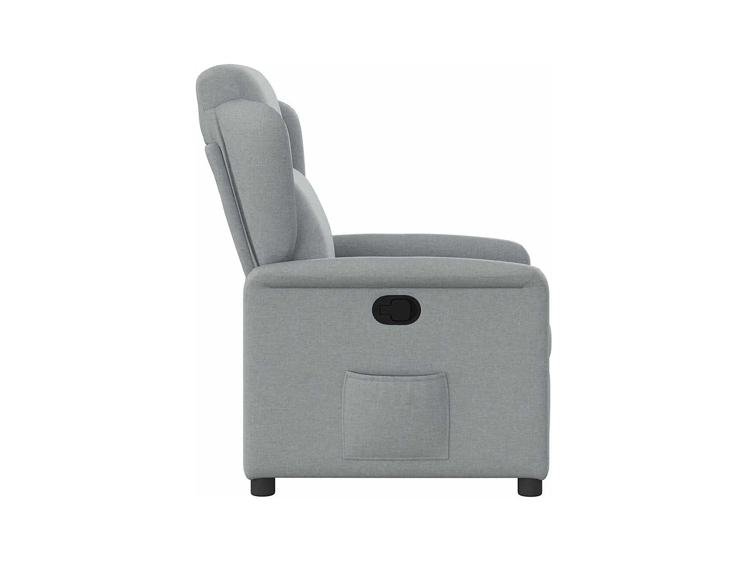 Sillón de relax | Sillón reclinable de tela gris claro SHL5840