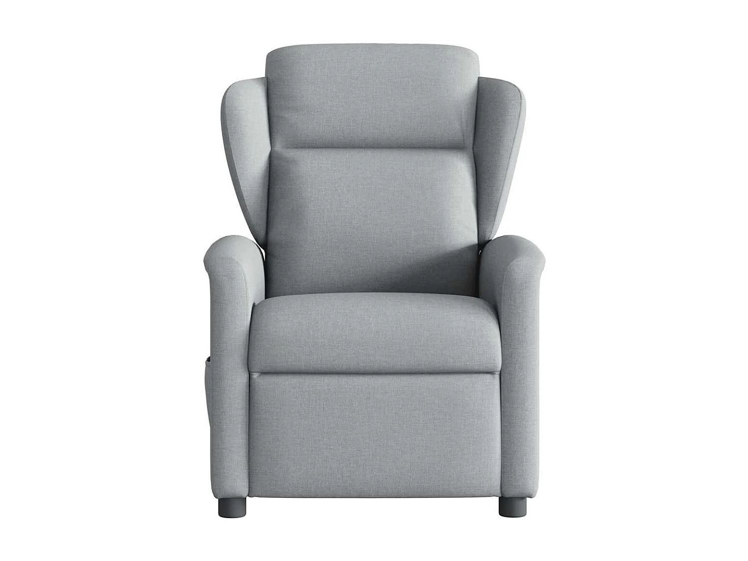 Fauteuil inclinable-Chaise de relax-Fauteuil TV Gris clair Tissu SHL3705
