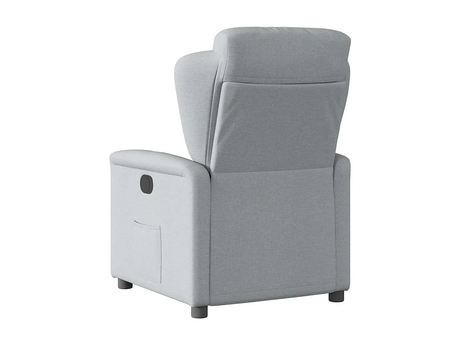 Fauteuil inclinable-Chaise de relax-Fauteuil TV Gris clair Tissu SHL3705