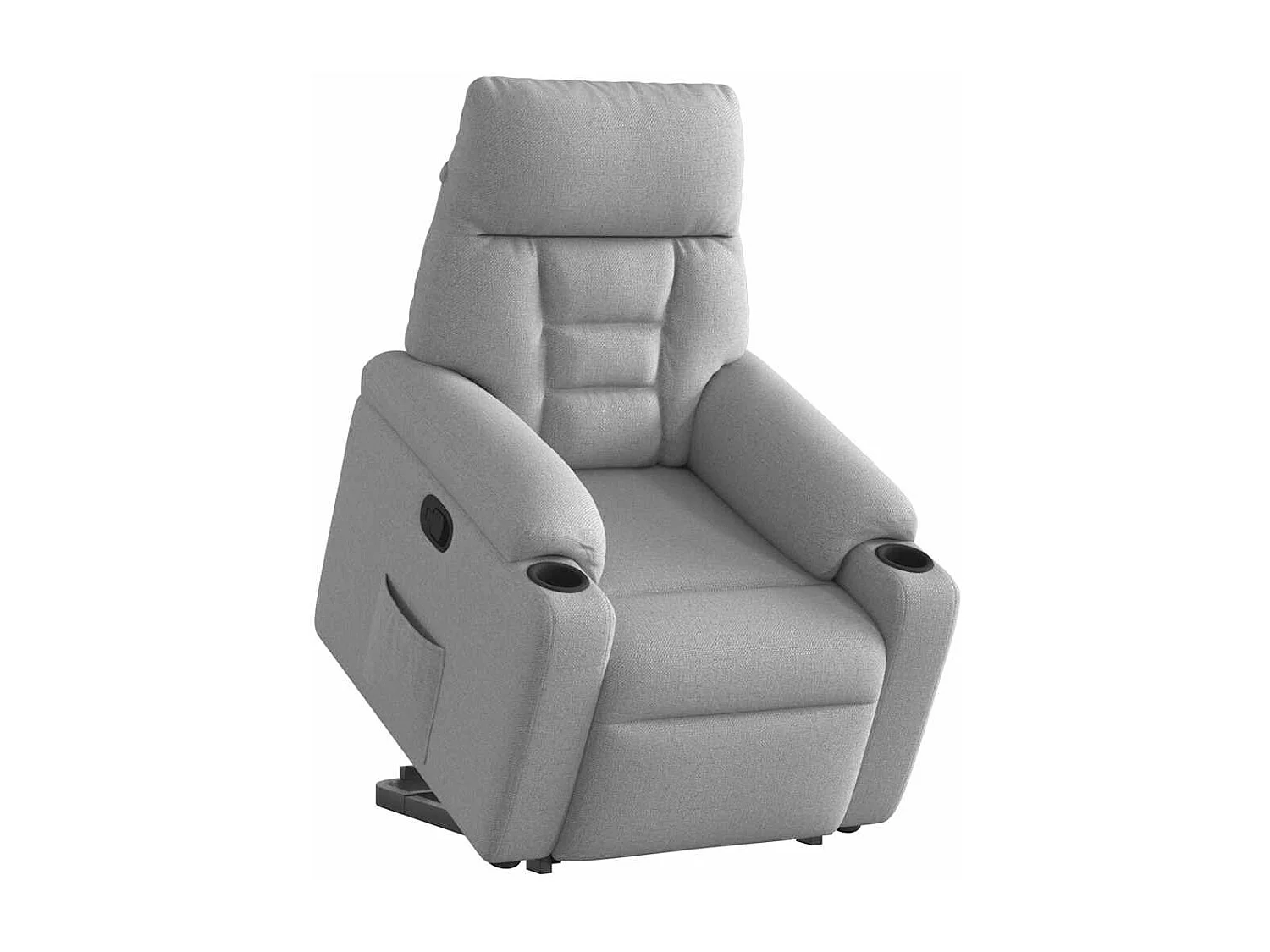 Fauteuil inclinable-Chaise de relax-Fauteuil TV gris nuage tissu SHL4404