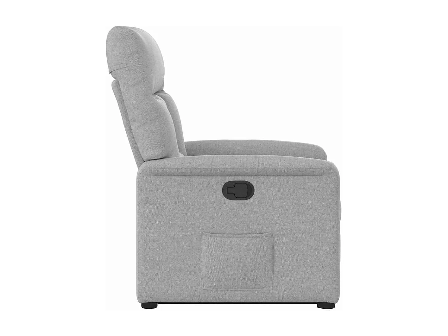 Fauteuil inclinable-Chaise de relax-Fauteuil TV gris nuage tissu SHL4404