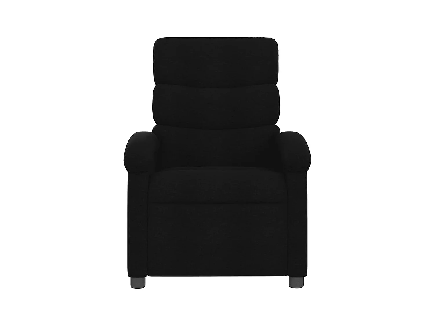 Fauteuil inclinable-Fauteuil salon Noir Tissu SHL5378