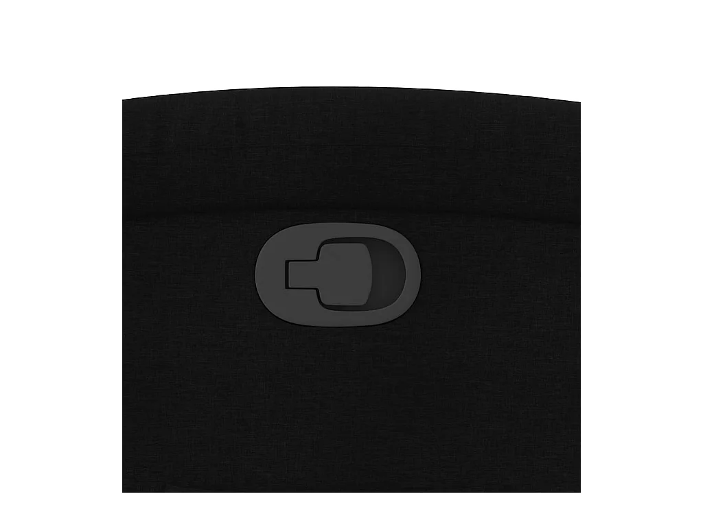 Sillón de relax | Silla | Sillón reclinable de tela negro SHL5419