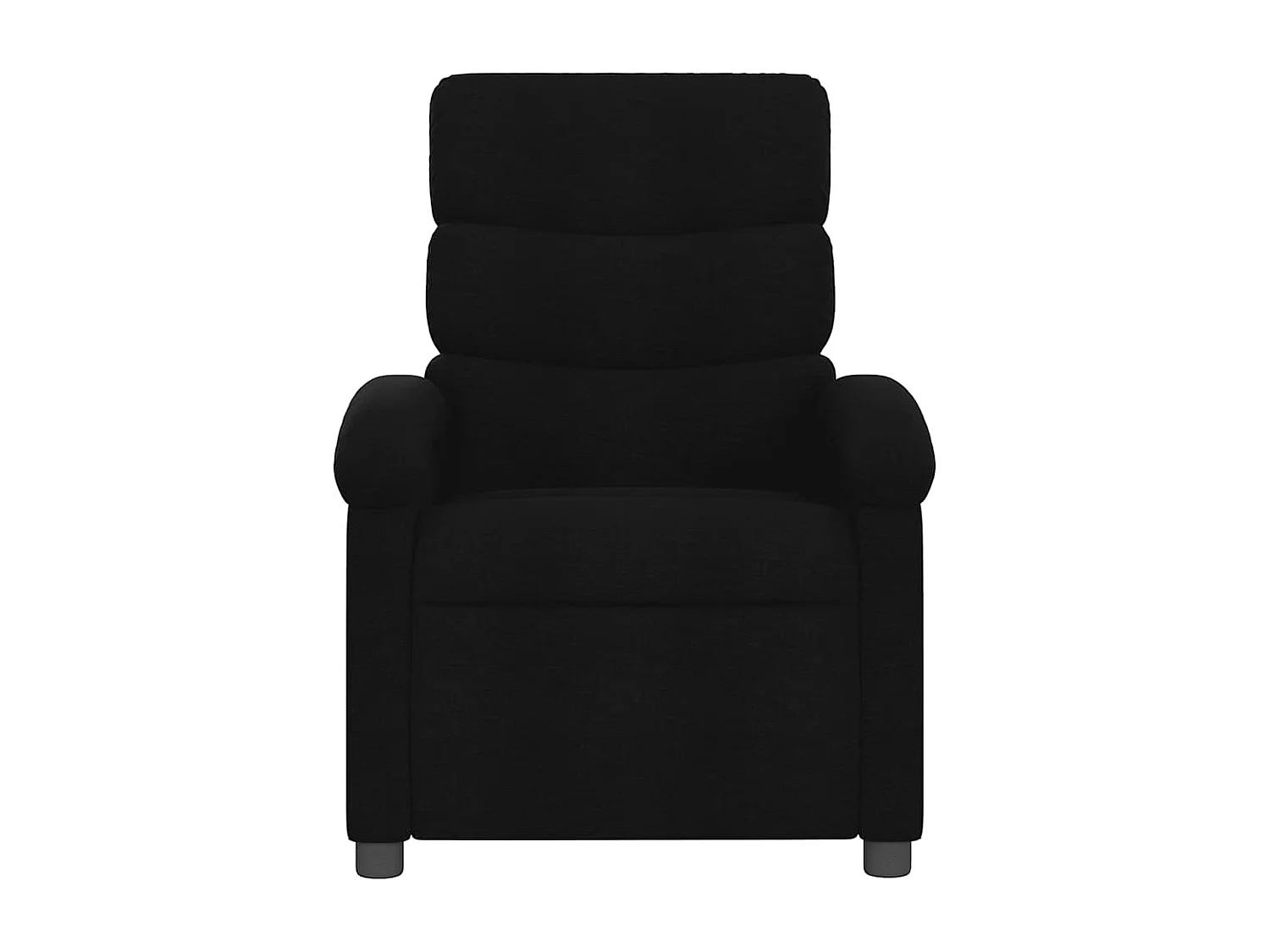 Relaxsessel | Lounge Sessel für Wohnzimmer Schwarz Stoff SHL71958