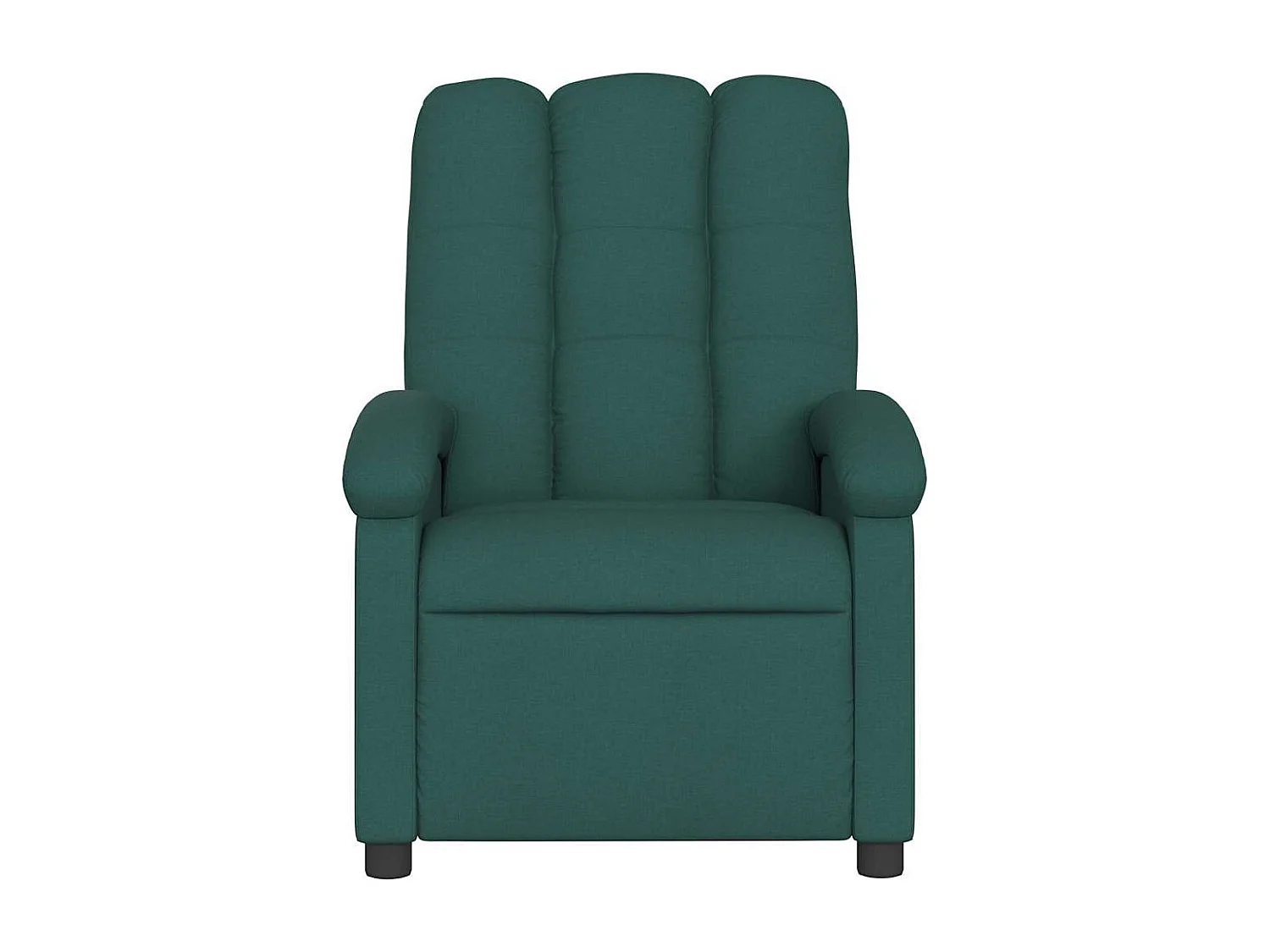 Sillón de relax | Sillón reclinable de masaje eléctrico tela verde oscuro SHL7986