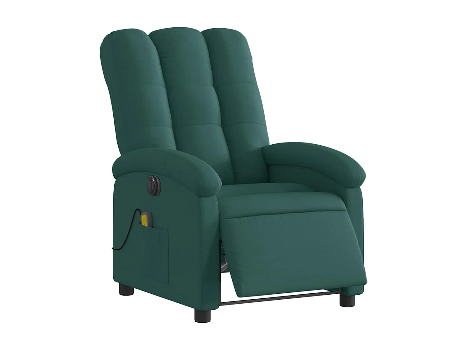 Fauteuil inclinable électrique-Fauteuil de massage pour Salon Vert foncé Tissu SHL5211