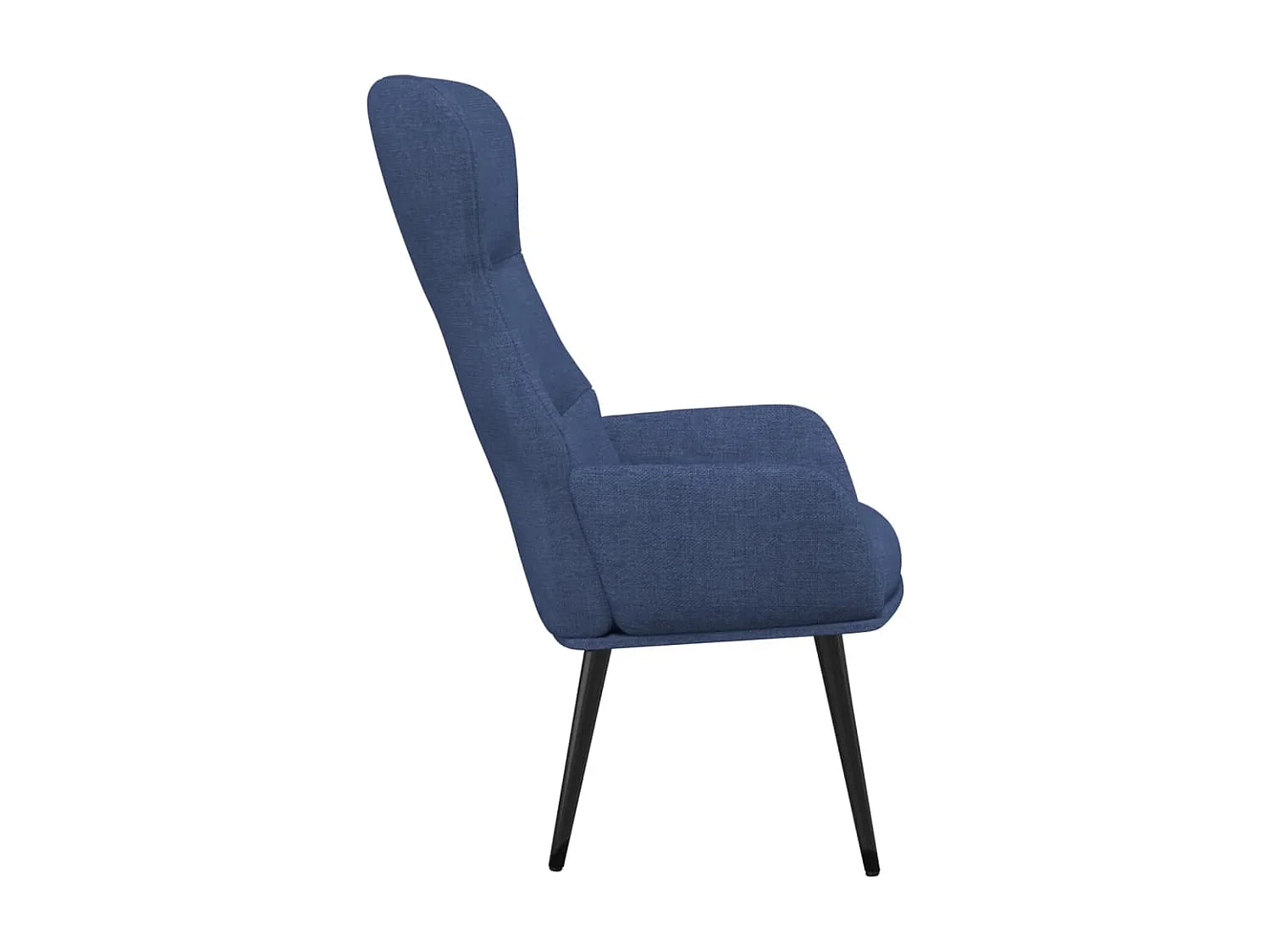 Relaxstoel | Fauteuil stof blauw