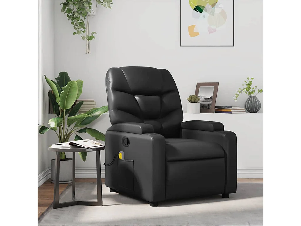 Relaxsessel | Massagesessel Schwarz Kunstleder SHL78647