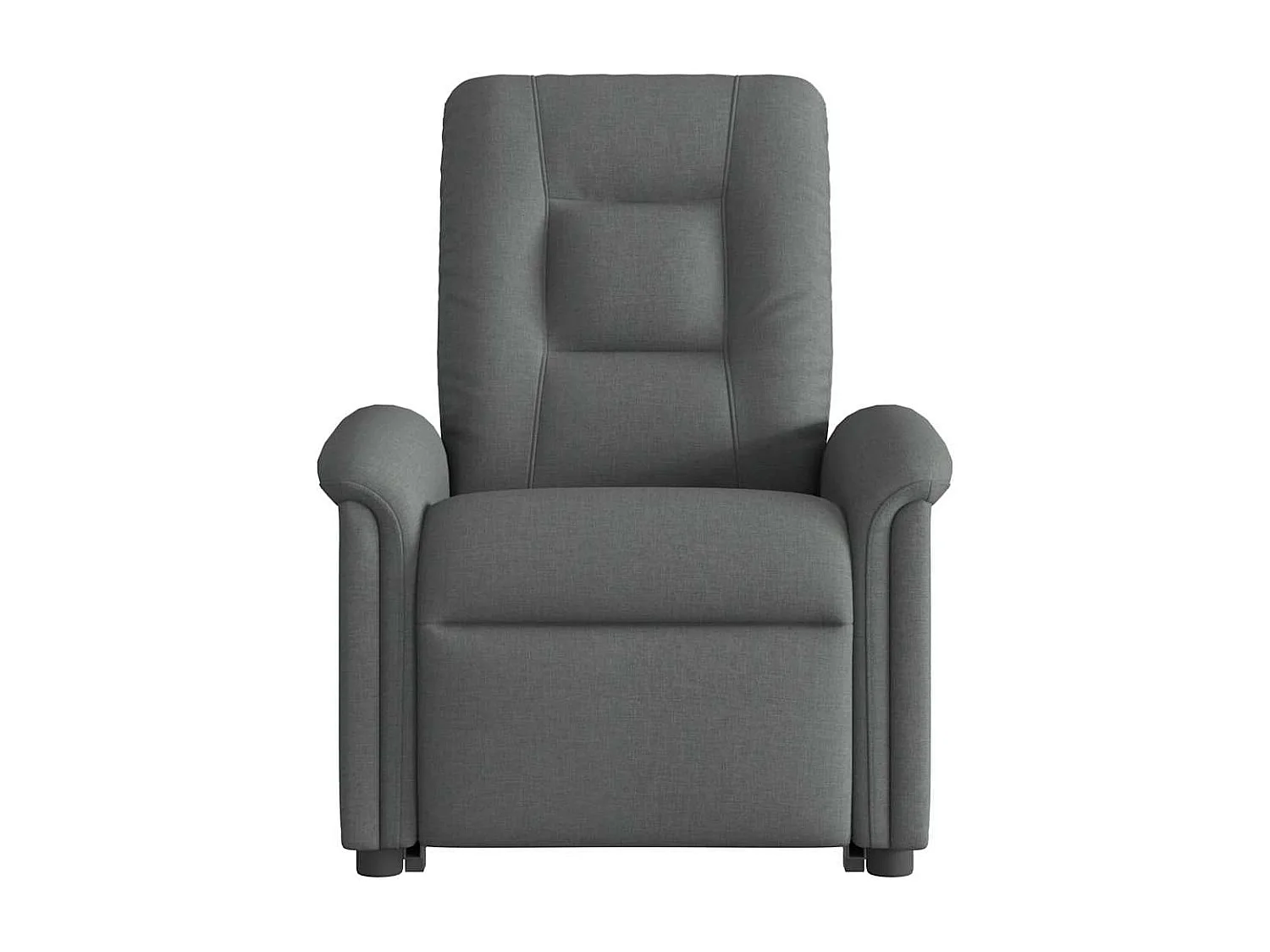 Fauteuil inclinable-Chaise de relax-Fauteuil de Massage Gris foncé Tissu SHL4108