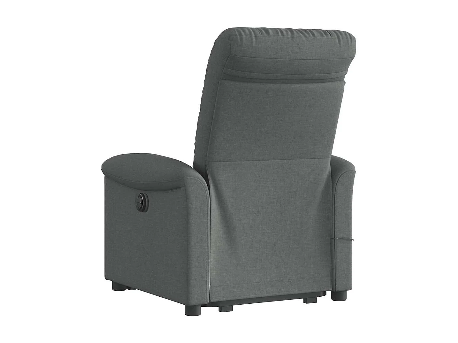 Fauteuil inclinable-Chaise de relax-Fauteuil de Massage Gris foncé Tissu SHL4108