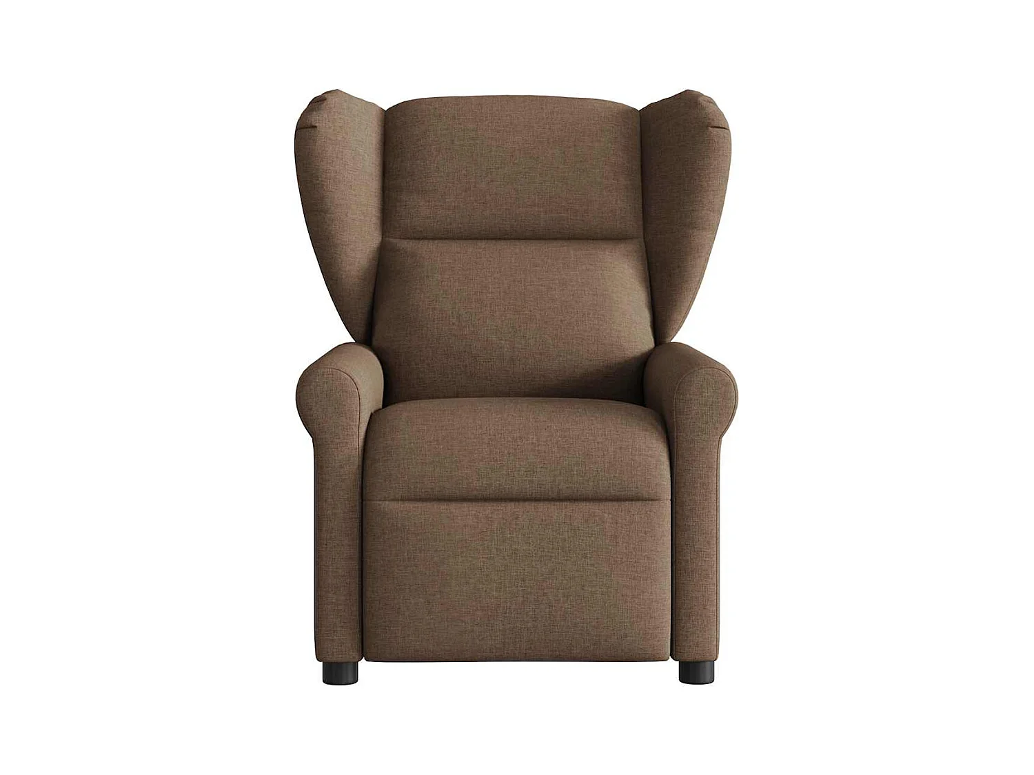 Fauteuil inclinable-Chaise de relax-Fauteuil de Massage Marron Tissu SHL2337