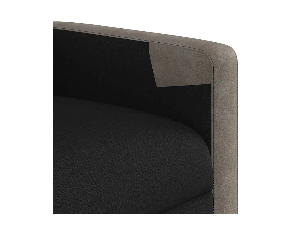 Sillón de relax | Silla | Sillón reclinable de tela negro SHL8224