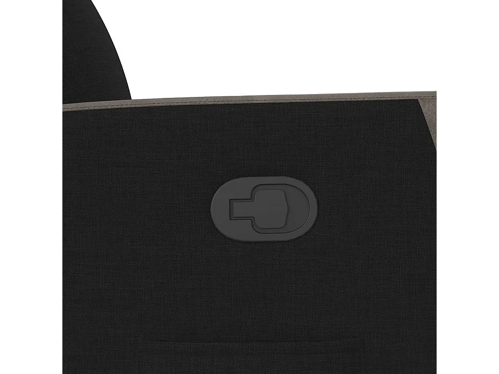 Relaxsessel | Lounge Sessel für Wohnzimmer Schwarz Stoff SHL16794